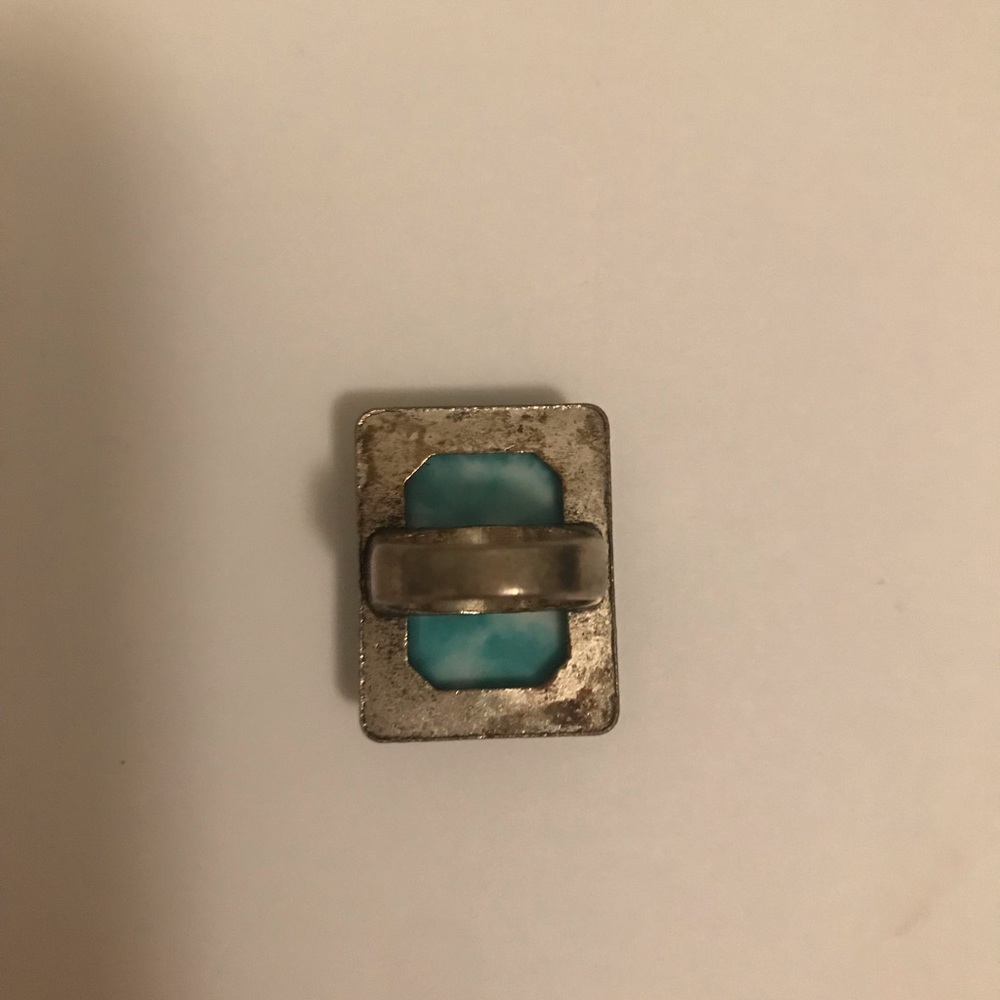 Turquoise Square Ring - Picture 2 of 4